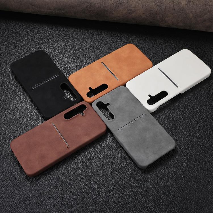 For Samsung Galaxy A34 5G Skin Feel Sheepskin Card Slot Phone Case