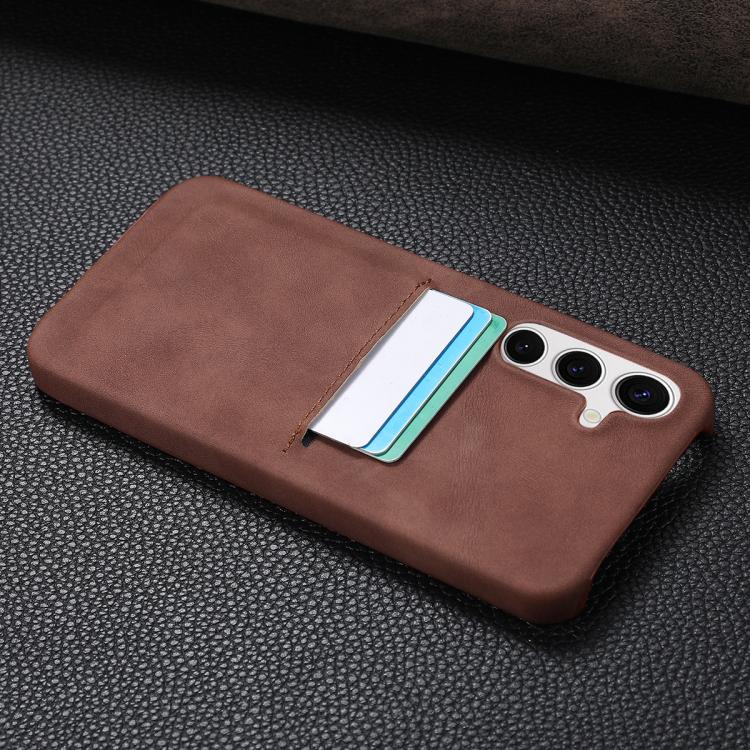For Samsung Galaxy A15 5G Skin Feel Sheepskin Card Slot Phone Case