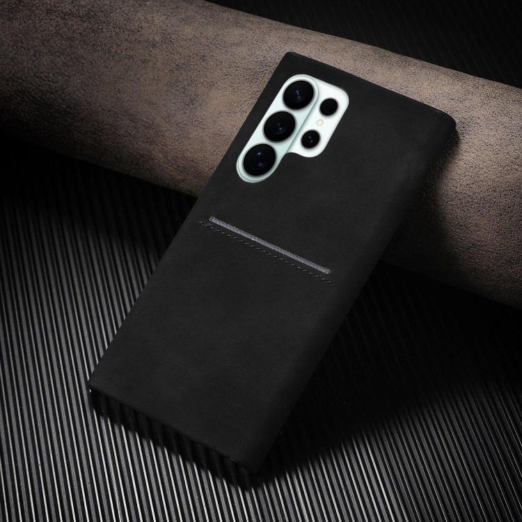 For Samsung Galaxy S26 UItra 5G Skin Feel Sheepskin Card Slot Phone Case