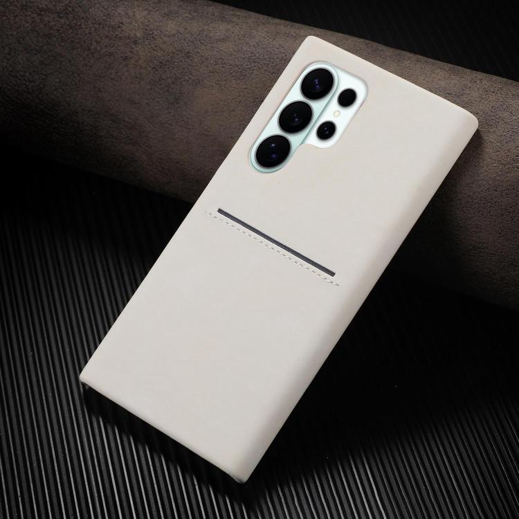 For Samsung Galaxy S26 UItra 5G Skin Feel Sheepskin Card Slot Phone Case