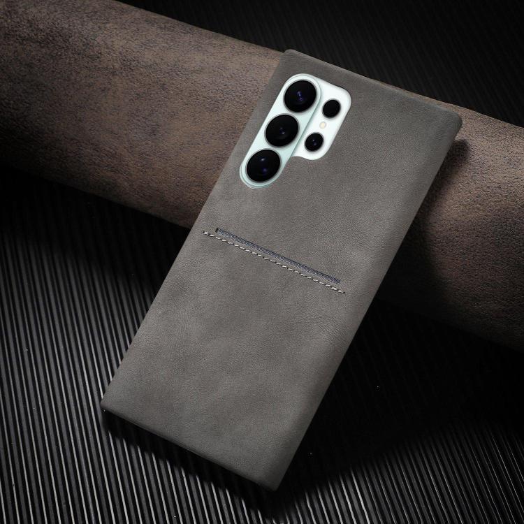 For Samsung Galaxy S26 UItra 5G Skin Feel Sheepskin Card Slot Phone Case
