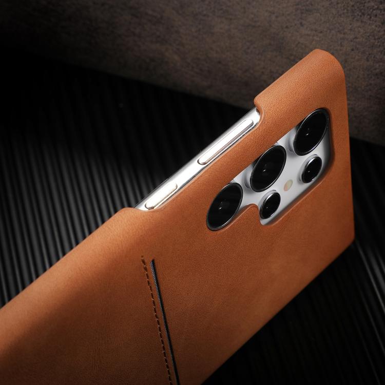 For Samsung Galaxy S26 UItra 5G Skin Feel Sheepskin Card Slot Phone Case