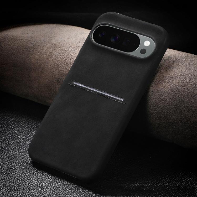 For Google Pixel 10 / Pixel 10 Pro Skin Feel Sheepskin Card Slot Phone Case