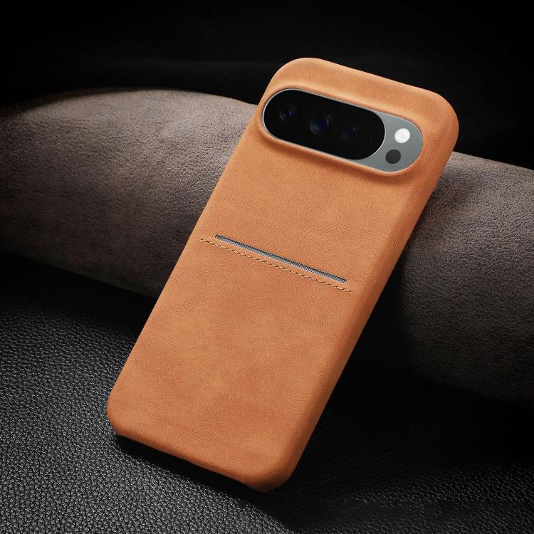 For Google Pixel 10 / Pixel 10 Pro Skin Feel Sheepskin Card Slot Phone Case