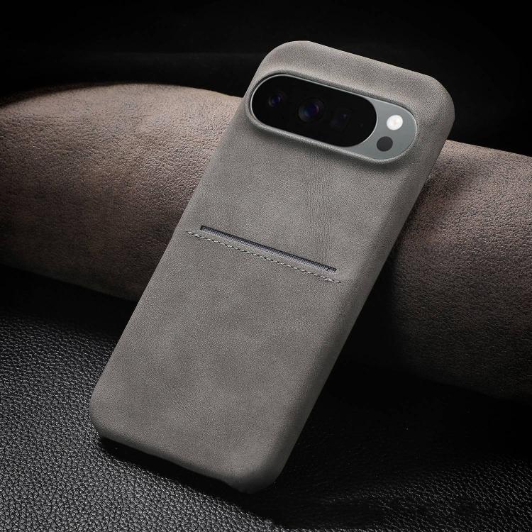 For Google Pixel 10 / Pixel 10 Pro Skin Feel Sheepskin Card Slot Phone Case