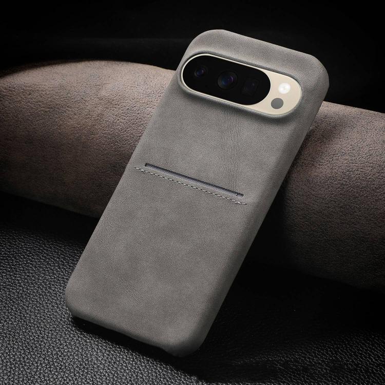 For Google Pixel 10 Pro XL Skin Feel Sheepskin Card Slot Phone Case