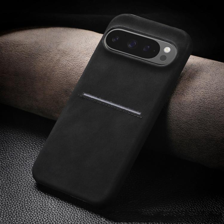 For Google Pixel 9 / Pixel 9 Pro Skin Feel Sheepskin Card Slot Phone Case