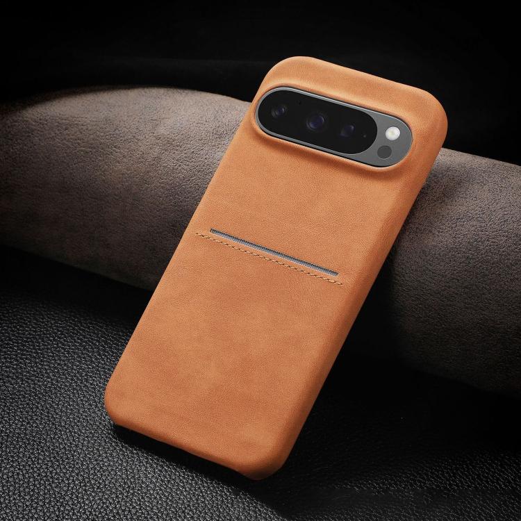 For Google Pixel 9 / Pixel 9 Pro Skin Feel Sheepskin Card Slot Phone Case