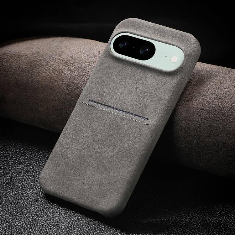 For Google Pixel 8 Skin Feel Sheepskin Card Slot Phone Case