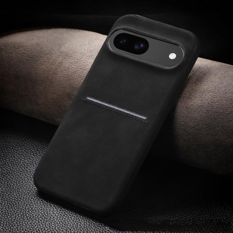 For Google Pixel 8a Skin Feel Sheepskin Card Slot Phone Case