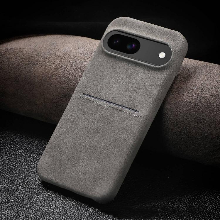 For Google Pixel 8a Skin Feel Sheepskin Card Slot Phone Case