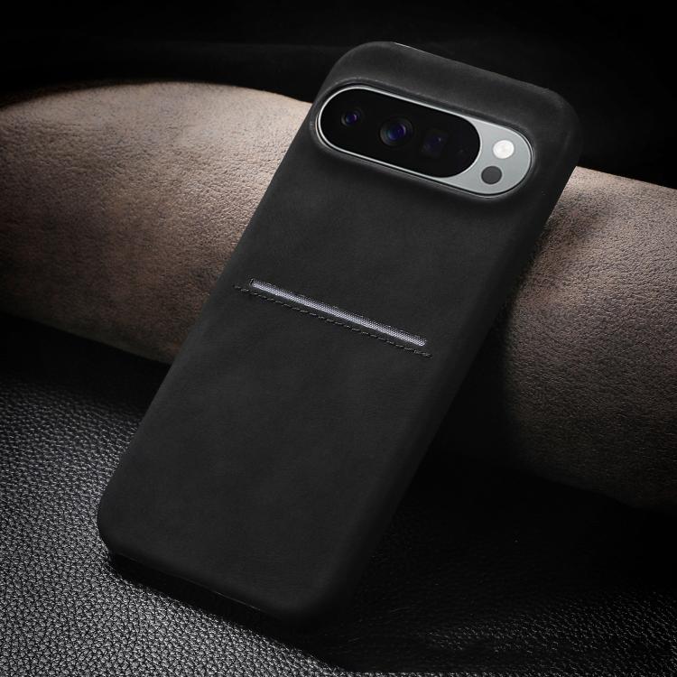 For Google Pixel 11 Pro XL Skin Feel Sheepskin Card Slot Phone Case