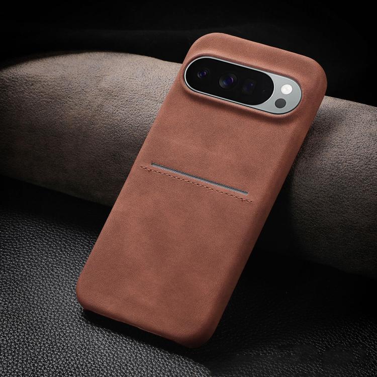 For Google Pixel 11 Pro XL Skin Feel Sheepskin Card Slot Phone Case