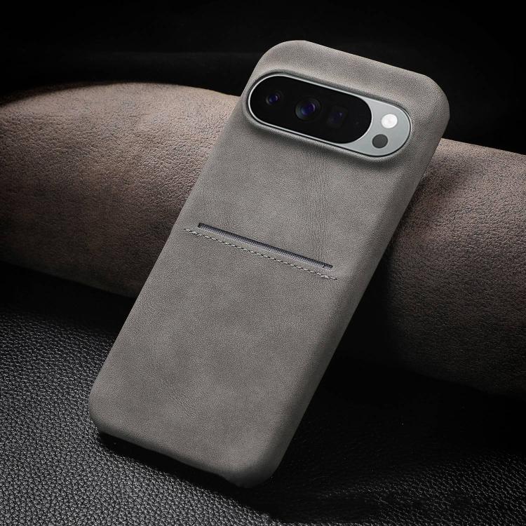 For Google Pixel 11 Pro XL Skin Feel Sheepskin Card Slot Phone Case