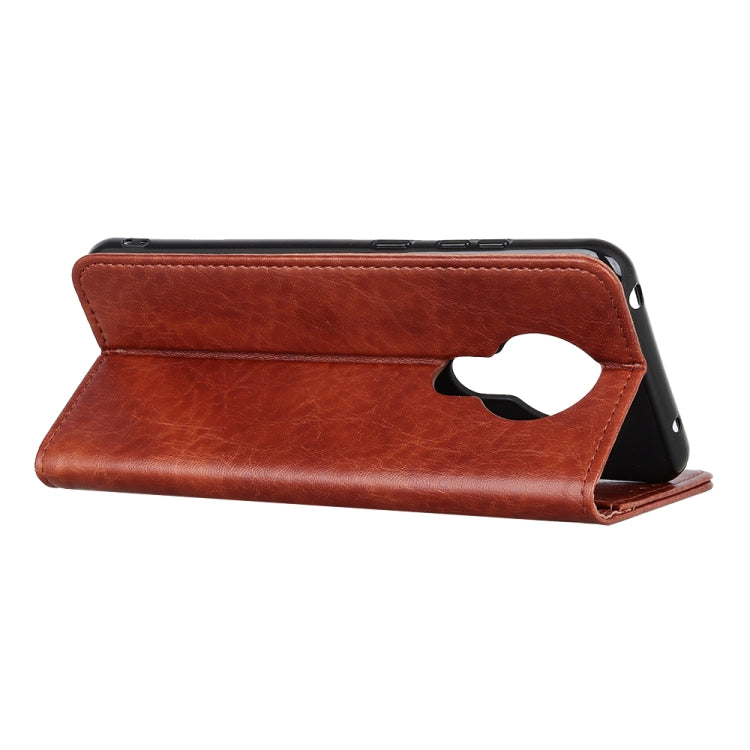 For Nokia 3.4 Magnetic Crazy Horse Texture Horizontal Flip Leather Case with Holder & Card Slots & Wallet