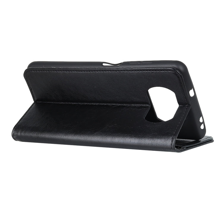 For Xiaomi Poco X3 NFC Magnetic Crazy Horse Texture Horizontal Flip Leather Case with Holder & Card Slots & Wallet