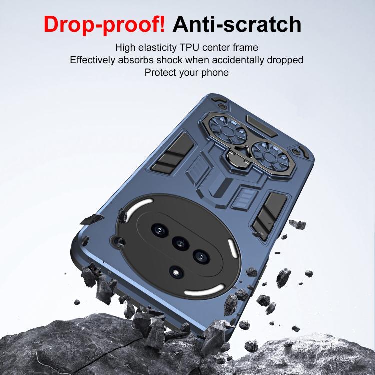 For Nothing Phone 3a Double-Ring Holder PC Hybrid TPU Phone Case