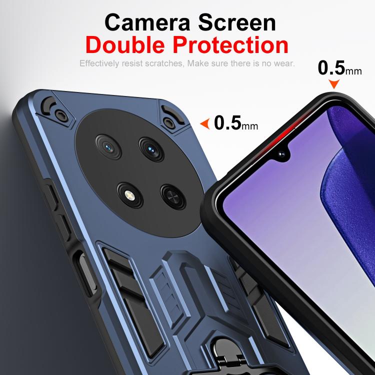 For Honor X9c / Magic7 Lite Double-Ring Holder PC Hybrid TPU Phone Case