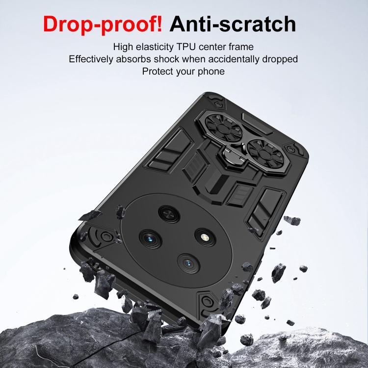 For Honor X9c / Magic7 Lite Double-Ring Holder PC Hybrid TPU Phone Case