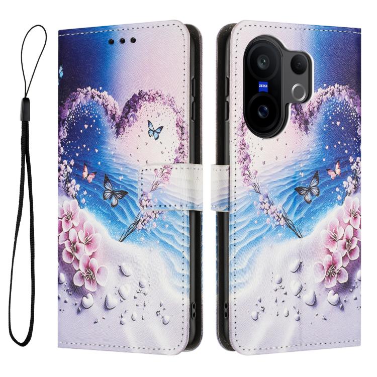 For vivo X200 FE / S30 Pro mini  Color Drawing Pattern Leather Phone Case