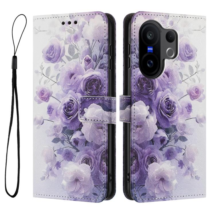 For vivo X200 FE / S30 Pro mini  Color Drawing Pattern Leather Phone Case