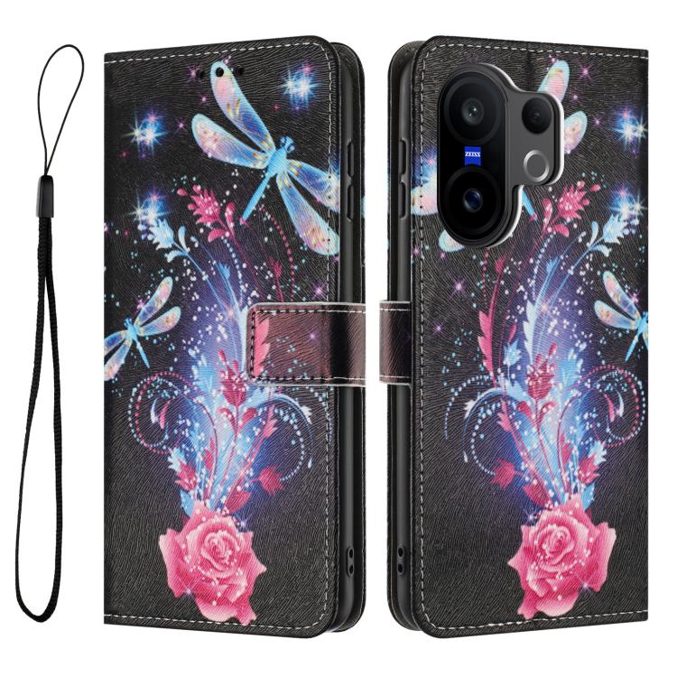 For vivo X200 FE / S30 Pro mini  Color Drawing Pattern Leather Phone Case