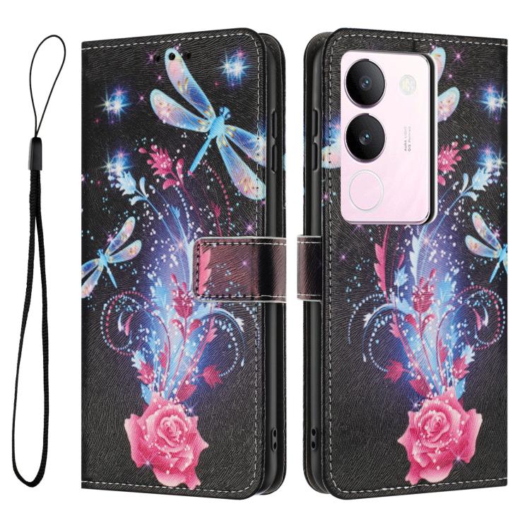 For vivo S17 / S17 Pro Color Drawing Pattern Leather Phone Case