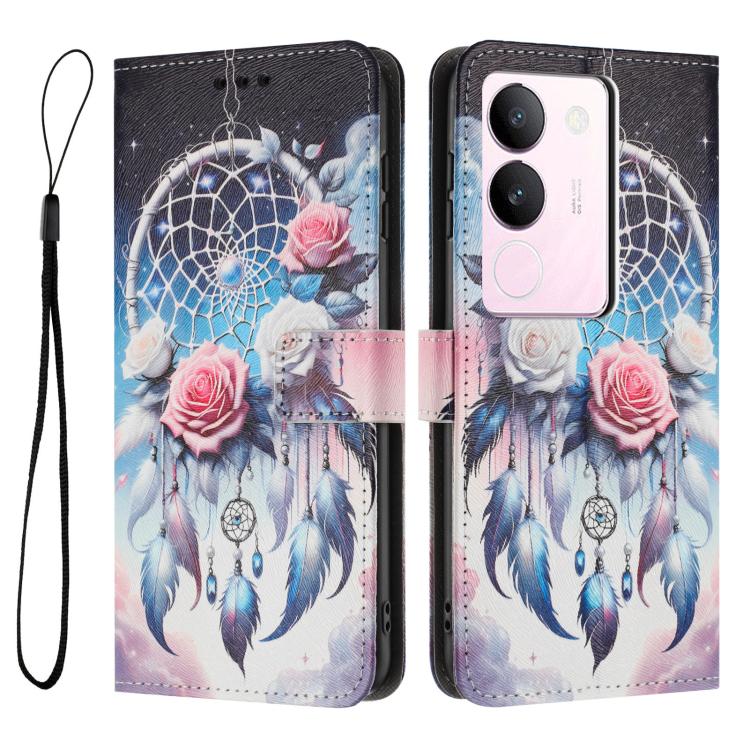 For vivo S17 / S17 Pro Color Drawing Pattern Leather Phone Case