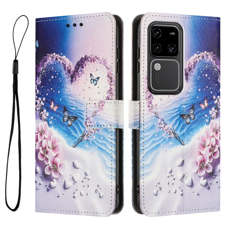 For vivo S18 / S18 Pro Color Drawing Pattern Leather Phone Case