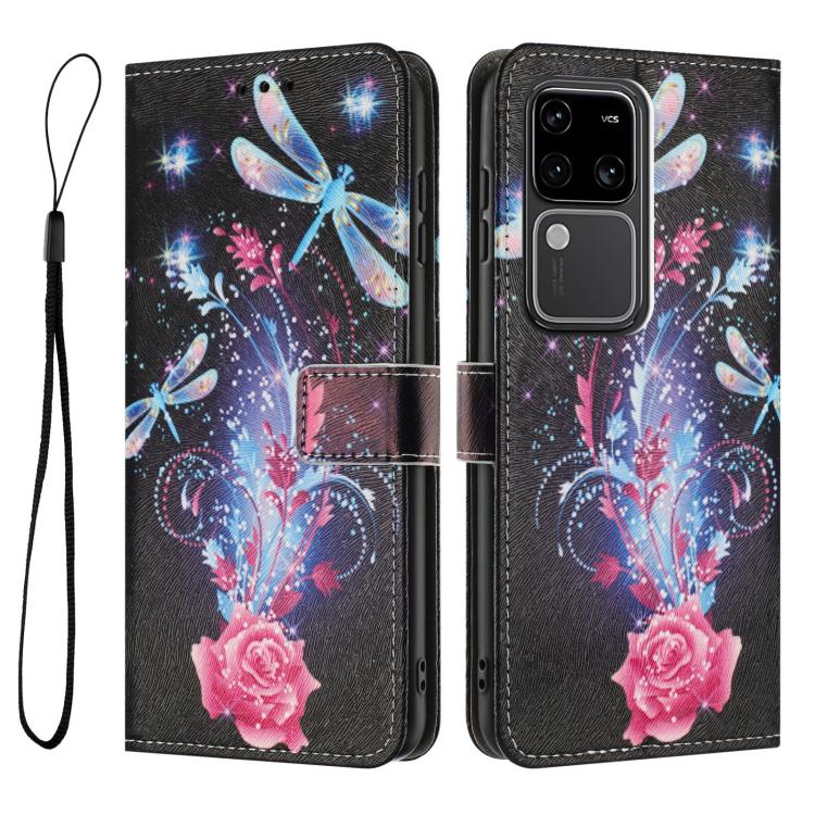 For vivo S18 / S18 Pro Color Drawing Pattern Leather Phone Case
