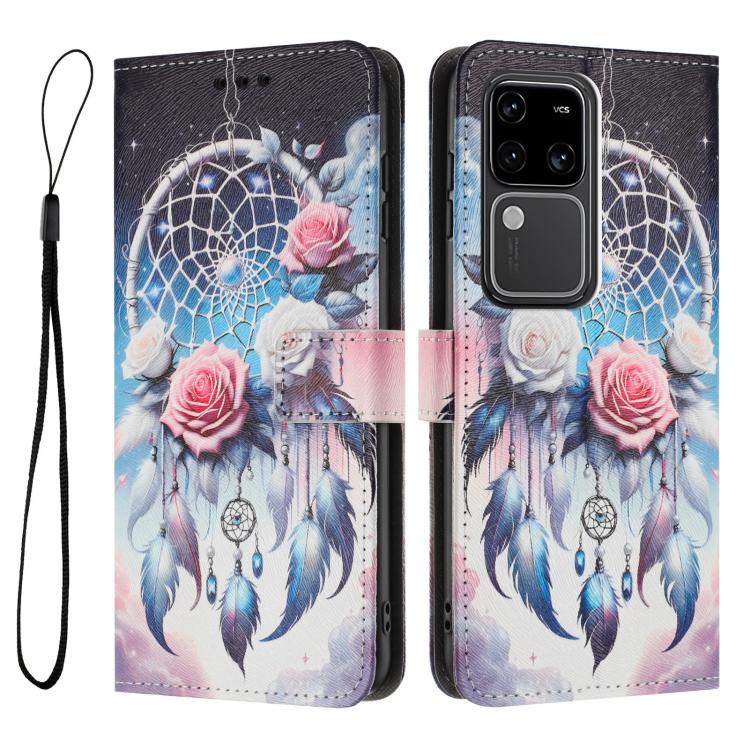 For vivo S18 / S18 Pro Color Drawing Pattern Leather Phone Case