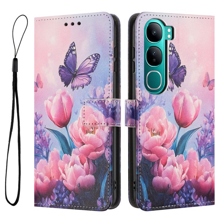 For vivo Y200 5G / Y300 5G Global Color Drawing Pattern Leather Phone Case