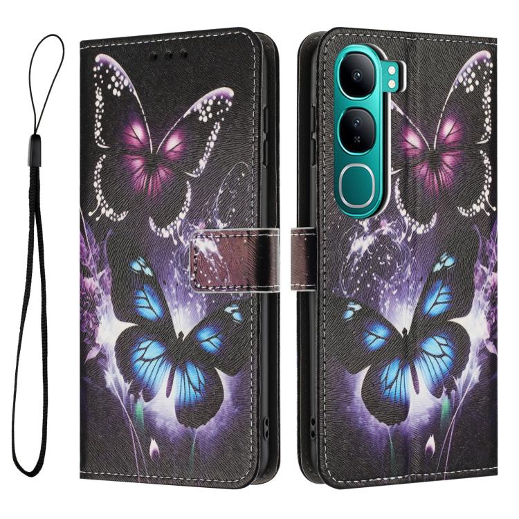 For vivo Y200 5G / Y300 5G Global Color Drawing Pattern Leather Phone Case