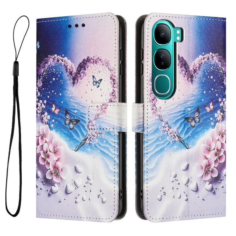 For vivo Y200 5G / Y300 5G Global Color Drawing Pattern Leather Phone Case