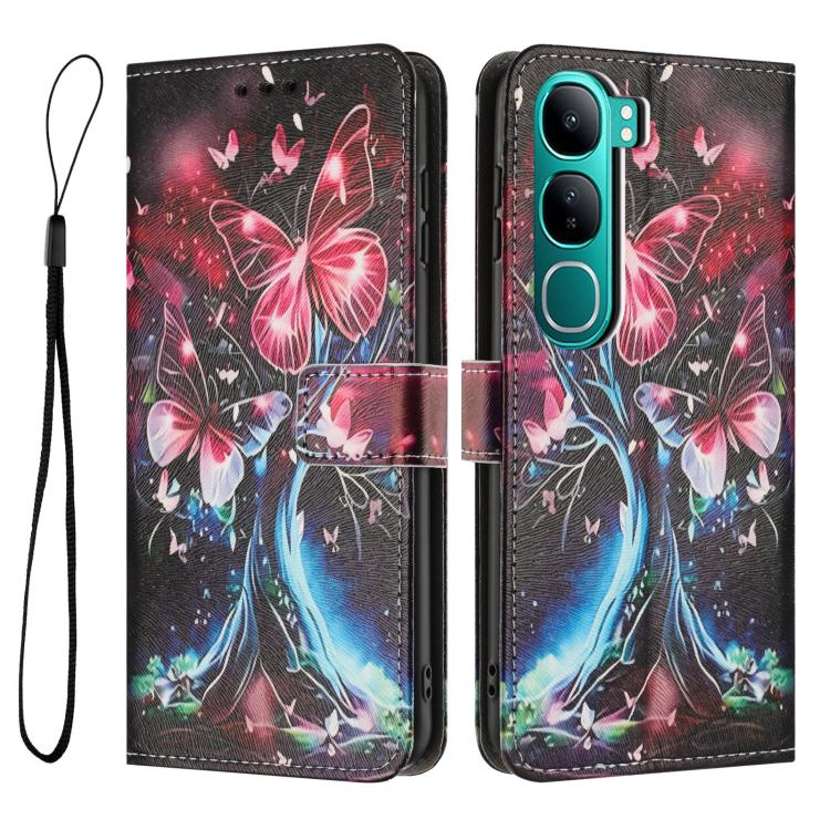 For vivo Y200 5G / Y300 5G Global Color Drawing Pattern Leather Phone Case
