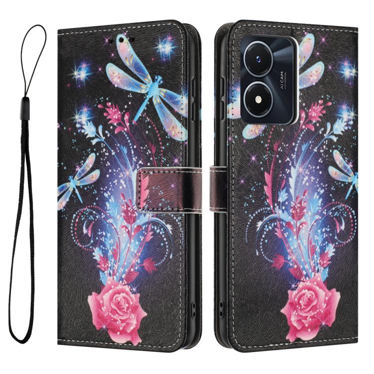 For vivo Y02S / Y16 4G / Y35 5G Color Drawing Pattern Leather Phone Case