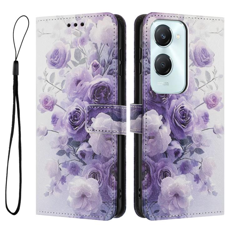 For vivo Y03 4G / Y18 / Y18E / Y28S Color Drawing Pattern Leather Phone Case