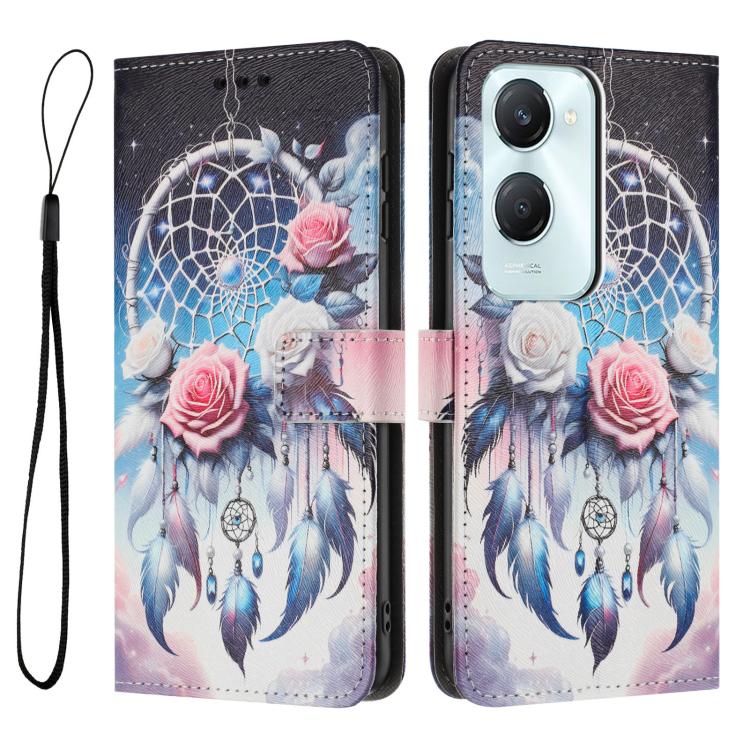 For vivo Y03 4G / Y18 / Y18E / Y28S Color Drawing Pattern Leather Phone Case
