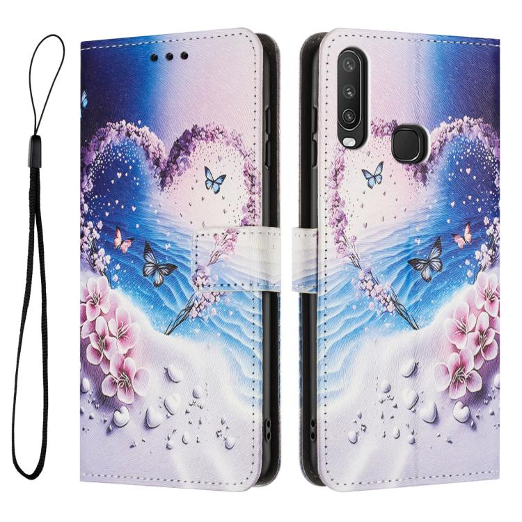 For vivo Y17 / Y15 / Y12 / U10 / Y11 Color Drawing Pattern Leather Phone Case