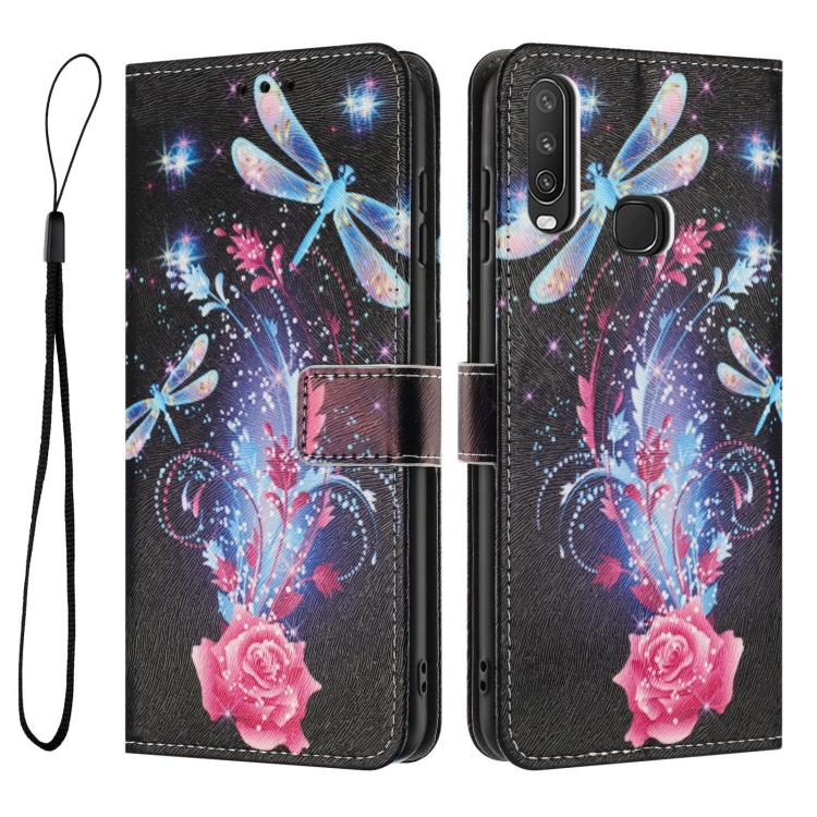 For vivo Y17 / Y15 / Y12 / U10 / Y11 Color Drawing Pattern Leather Phone Case