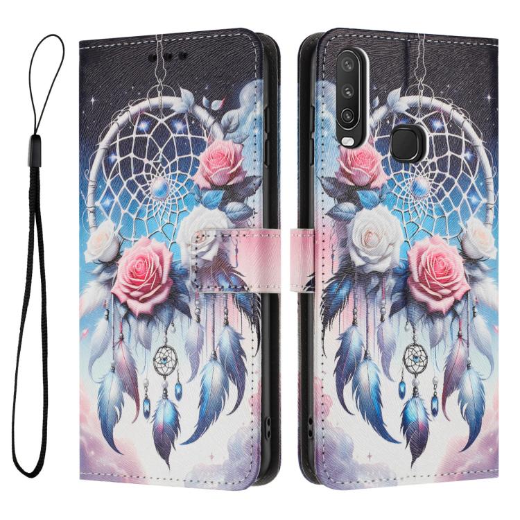 For vivo Y17 / Y15 / Y12 / U10 / Y11 Color Drawing Pattern Leather Phone Case