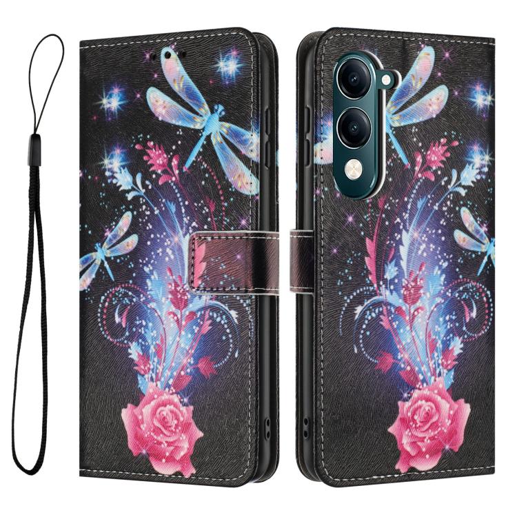 For vivo Y29S 5G Global / Y04 Color Drawing Pattern Leather Phone Case