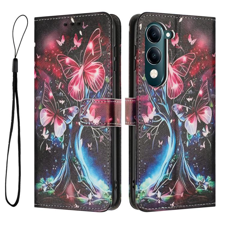 For vivo Y29S 5G Global / Y04 Color Drawing Pattern Leather Phone Case