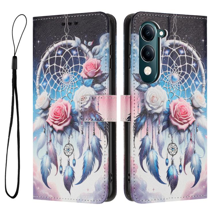For vivo Y29S 5G Global / Y04 Color Drawing Pattern Leather Phone Case