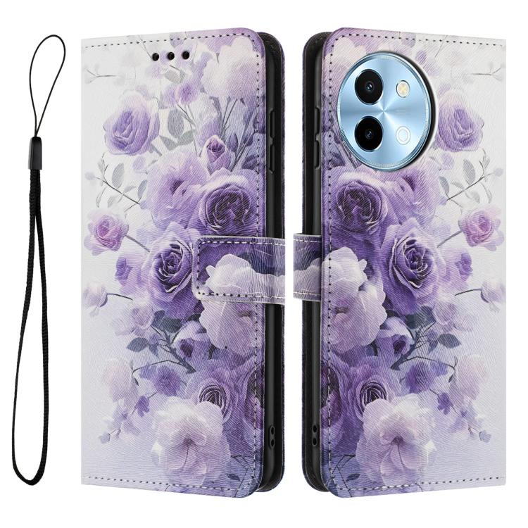 For vivo Y38 5G Global Color Drawing Pattern Leather Phone Case