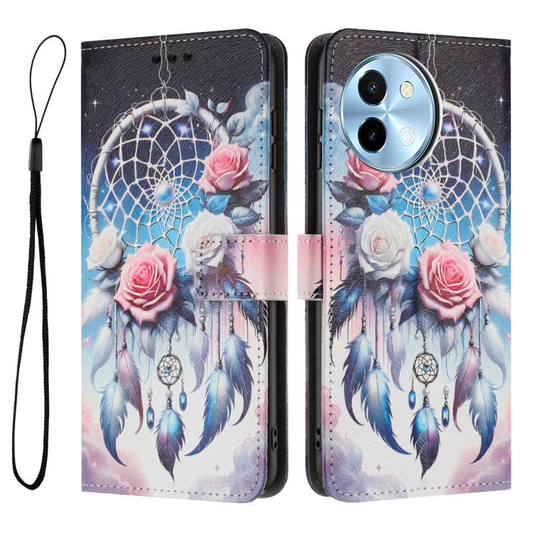 For vivo Y38 5G Global Color Drawing Pattern Leather Phone Case