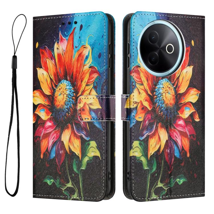 For vivo Y39 5G Global Color Drawing Pattern Leather Phone Case
