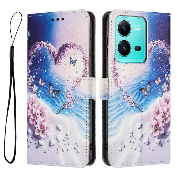 For vivo V25 5G / V25e 4G Color Drawing Pattern Leather Phone Case
