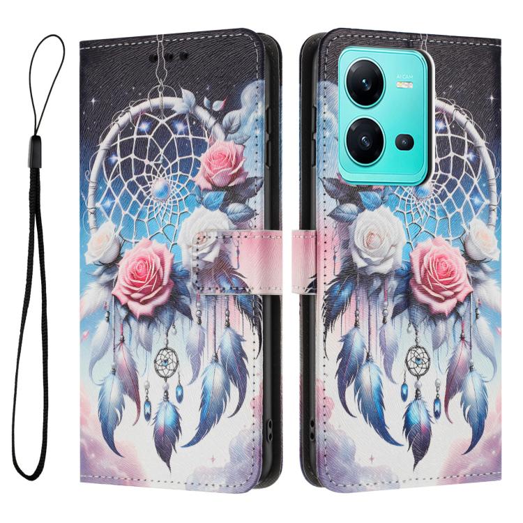For vivo V25 5G / V25e 4G Color Drawing Pattern Leather Phone Case
