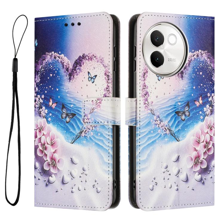 For vivo V30E 5G / V40 Lite 5G Color Drawing Pattern Leather Phone Case